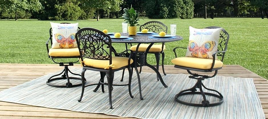 hanamint tuscany patio furniture 5 piece cast aluminum outdoor patio dining set by hanamint tuscany patio furniture sale